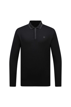 [베이직라인] 남성 BASIC 양면 기모 폴로 티셔츠 L12E3TO006_BK