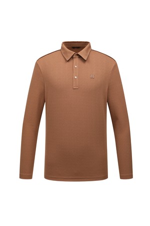 [25FW] 남성 자카드 소재 코듀로이 포인트 카라 티셔츠 L11E3TO101_BG