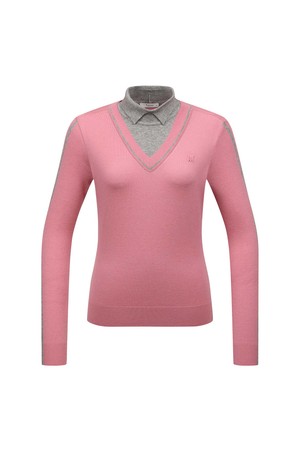 여성 모크넥 니트 L21E3SR354_PK