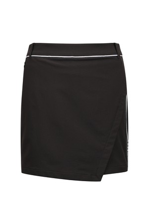 [25FW] 여성 이중지 H라인 큐롯 L21E3PC371_BK