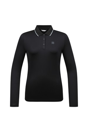 [베이직라인] 여성 BASIC 폴로 티셔츠 L22E3TO054_BK