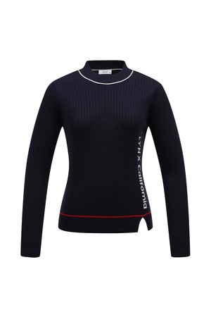 여성 모크넥 니트 L21E3SR254_NA