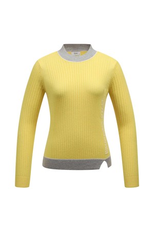 [25FW] 여성 모크넥 니트 L21E3SR254_YL