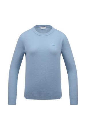 여성 홀가먼트 캐시미어 니트 L21E3SR352_BL