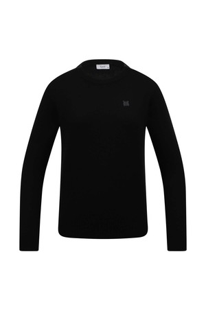 여성 홀가먼트 캐시미어 니트 L21E3SR352_BK