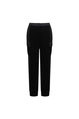 [25FW] 여성 부클 트레이닝 SET 패딩 조거팬츠 L21E3PF384_BK