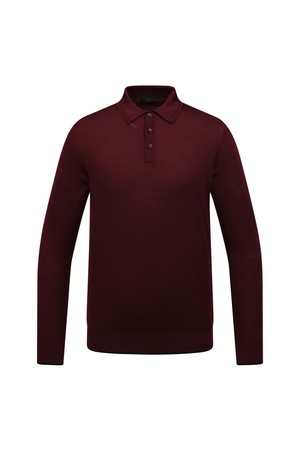 [25FW] 남성 울 카라 니트 L11E3SR102_WN