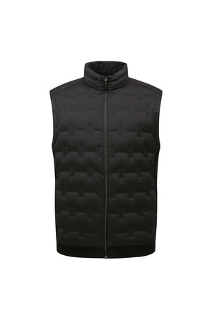 [25FW] 남성 저지 믹스 튜브 구스 다운 베스트 L11E3JV339_BK