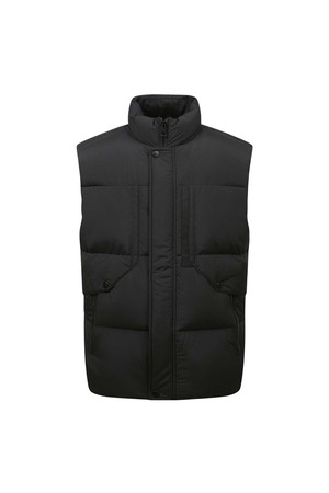 [25FW] 남성 방풍 H/ZIP SET 덕 다운베스트 L11E4JV389_BK