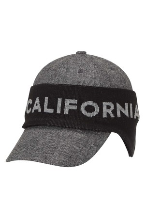 [25FW] 남성 니트 탈착 귀도리 캡 L11E4CP205_BK