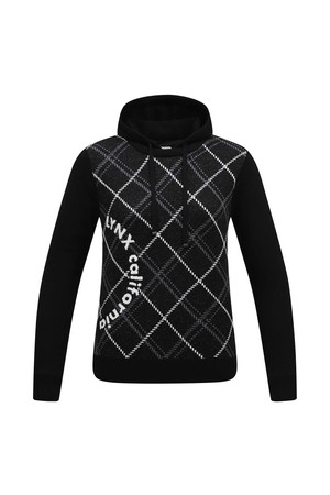 [25FW] 여성 미니후드 니트 L21E4SR257_BK