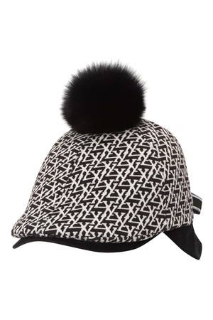 [25FW] 여성 방울 뉴스보이 변형 캡 L21E4CP257_BK