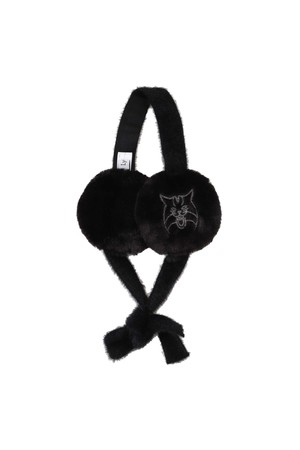 [25FW] 여성 퍼 귀마개 L21E4AC251_BK