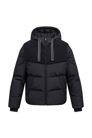 [25FW] 여성 부클 믹스 덕 다운 점퍼 L21E4JP258_NA