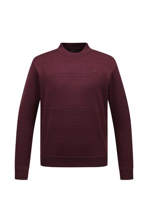 [25FW] 남성 융기모 모크넥 니트 L11E4SR121_WN