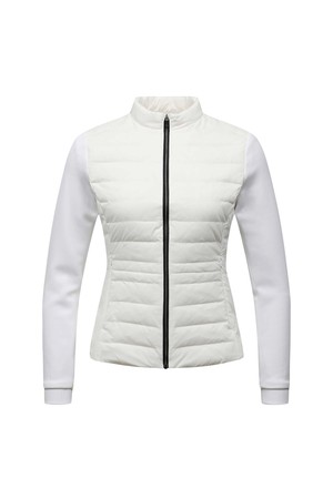 [25FW] 여성 저지소매 구스 다운 점퍼 L21E3JP351_WH