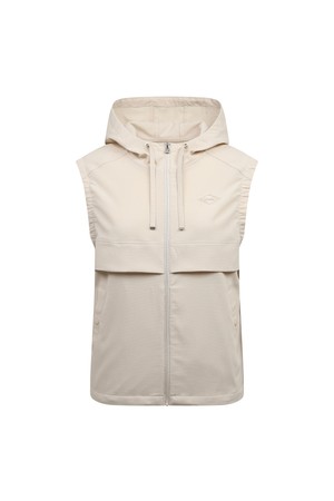 여성 후드 베스트 L21E1JV254_BG_BEIGE-a