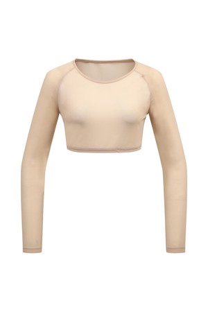 크롭 냉감베이스레이어 L21E2TI353_BG_BEIGE-a