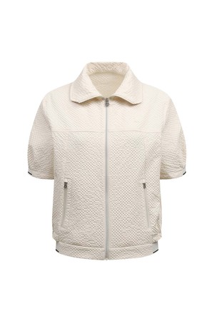 [26SS] 여성 카라넥 반소매 점퍼 L21F1JP283_IV