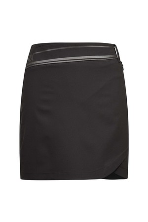 [26SS] 여성 사선 포인트 H라인 큐롯 L21F1PC372_BK