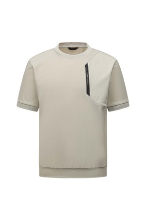 [26SS] 남성 트리코트 소재 라운드 티셔츠 L11F1TR191_BG