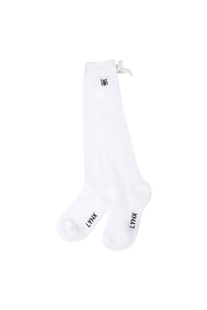 [26SS] 여성 리본 하프 메쉬 니삭스 L21F1SC353_WH