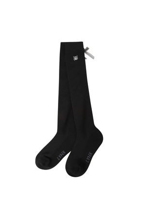 [26SS] 여성 리본 하프 메쉬 니삭스 L21F1SC353_BK