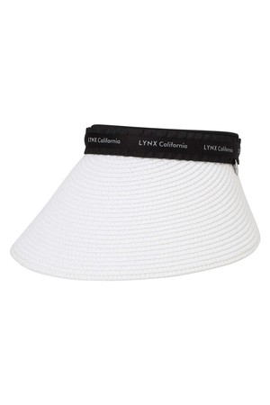 [26SS] 여성 러플 리본 포인트 핀바이저 L21F2CP258_WH