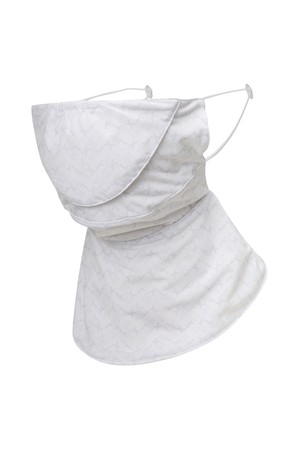 [26SS] 여성 로고 패턴 마스크 L21F2AC351_WH