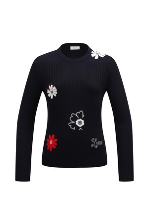 [26SS] 여성 케이블 라운드 니트 L21F1SR253_NA