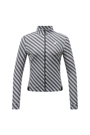 [26SS] 여성 냉감 프린트 집업 가디건 L21F1TF255_BK