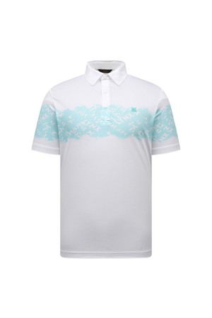 [26SS] 남성 메쉬 프린트 카라 티셔츠 L11F2TO308_MT