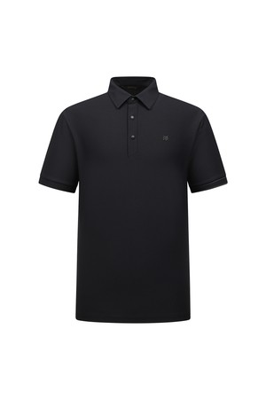 [베이직라인] 남성 BASIC 반소매 카라 티셔츠 L12F2TO003_BK