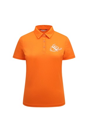 [베이직라인] 여성 BASIC 반소매 카라 티셔츠 L22F2TO052_OR