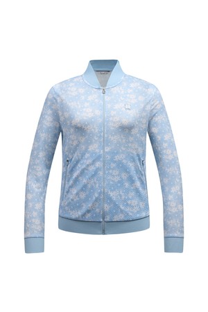 [26SS] 여성 메쉬 오픈 카라 티셔츠 L21F1TF256_BL