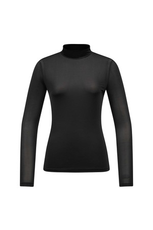 [26SS] 여성 스트라이프 냉감 베이스레이어 L21F2TI351_BK