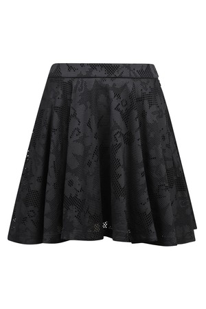 [26SS] 여성 꽃무늬 자카드 스커트 L21F2PC282_BK