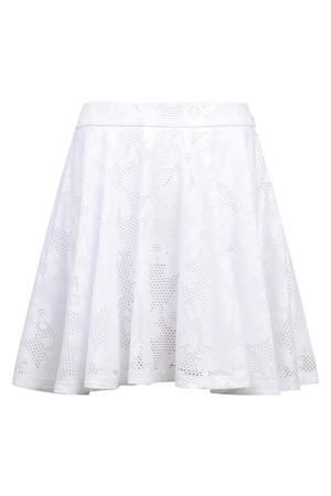 [26SS] 여성 꽃무늬 자카드 스커트 L21F2PC282_WH