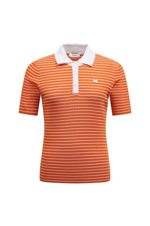 [26SS] 여성 스트라이프 카라 니트 L21F2SR257_OR