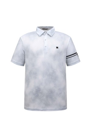 [26SS] 남성 프린트 카라 티셔츠 L11F2TO102_GY