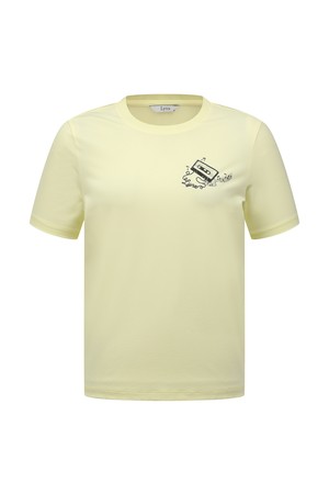 [베이직라인] 여성 BASIC 라운드 티셔츠 L22F2TR055_LM