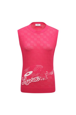 [26SS] 여성 스카시 조직 라운드 베스트 L21F2SV254_PK