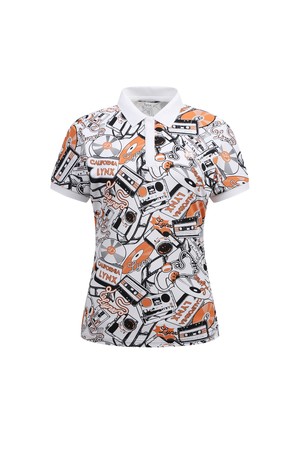 [26SS] 여성 냉감 프린트 폴로 티셔츠 L21F2TO253_OR