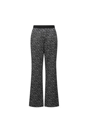 [26SS] 여성 로고패턴 트레이닝 팬츠 L21F1PF281_BK_BLACK-a