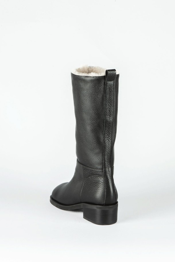 TWVP - 부츠/워커 - 모노 시어링 미들부츠  Mono Shearing Middle Boot 23F32BK