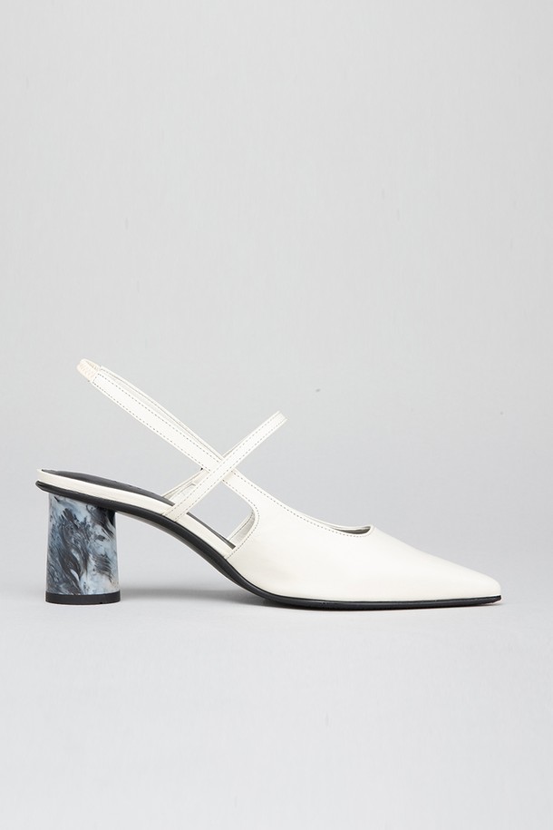 TWVP - 여성 펌프스 / 로퍼 - 업사이클힐 마블 슬링백  Up-cycle Heels Marble Slingback 23S21IV