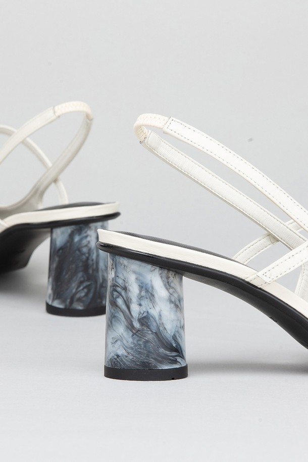 TWVP - 여성 펌프스 / 로퍼 - 업사이클힐 마블 슬링백  Up-cycle Heels Marble Slingback 23S21IV