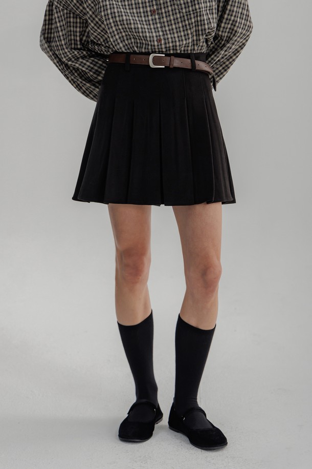 PANDORAFIT - 미니스커트 - Dainty Wool Short Skirt