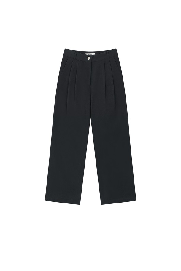 PANDORAFIT - 롱/미디팬츠 - Seed Peach Two Pin Tuck Pants