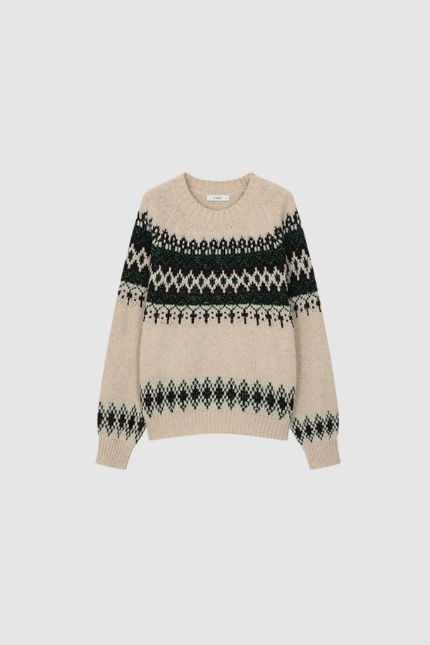 PANDORAFIT - 스웨터 - Nordic Wool round Knit